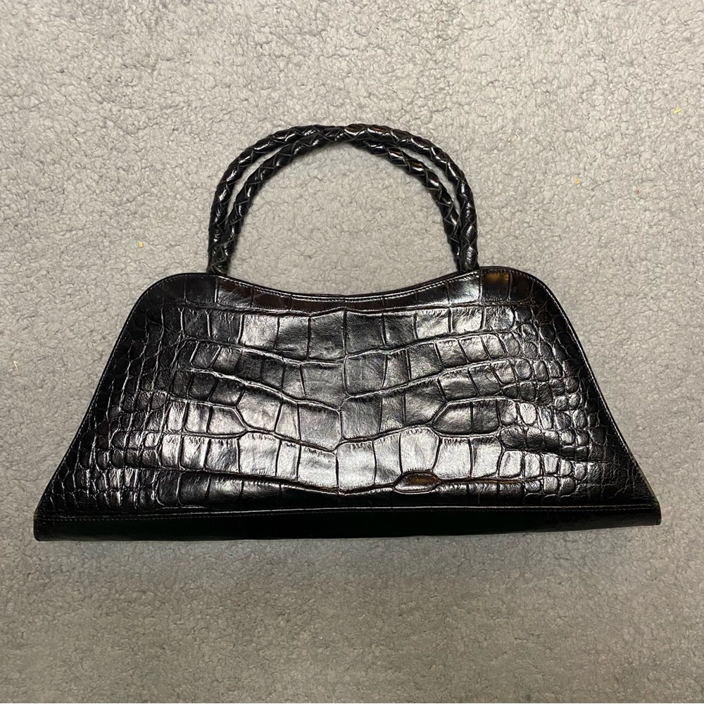 Beth Levine New York Crocodile Shoulder Bag